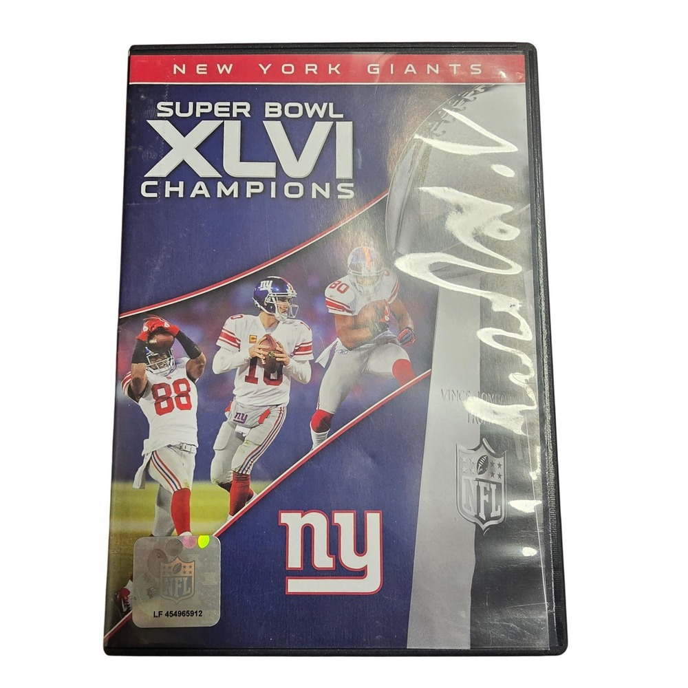 2011 Season NFL New York Giants Super Bowl XLVI Champions DVD Films Victory
